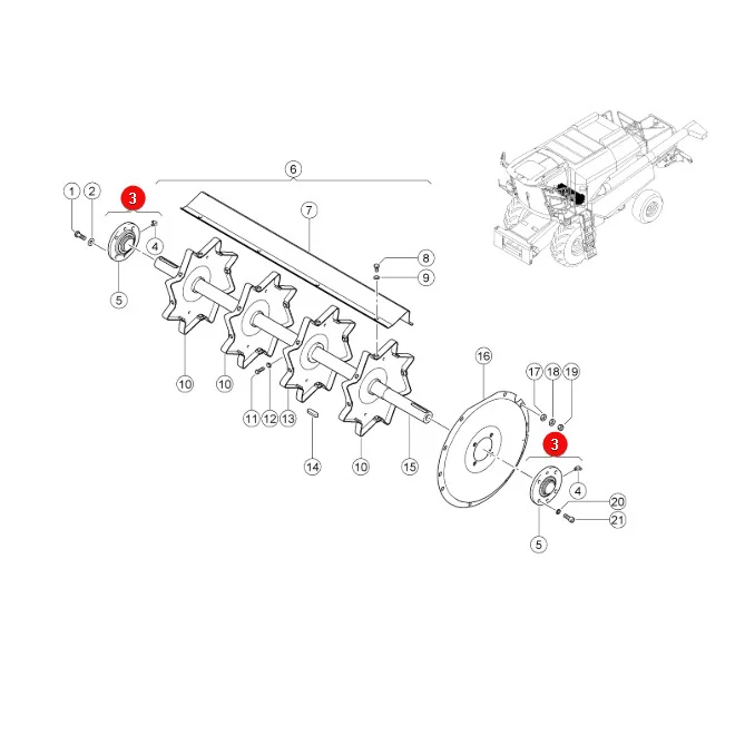 Claas - CL0006873490 - Lager mit Gehäuse