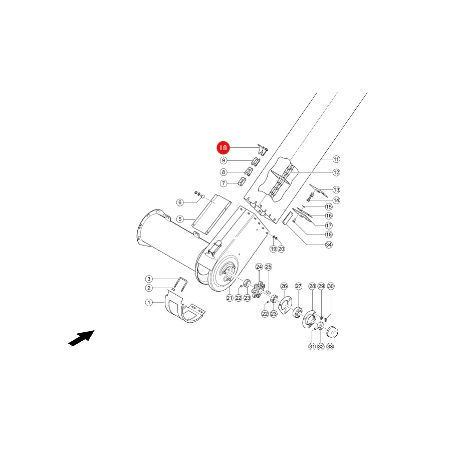 Claas - CL0006875451 - Clip mit Griff