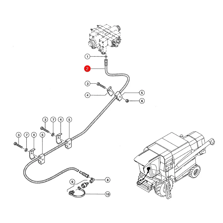 Claas - CL0007150050 - Hydraulikschlauch
