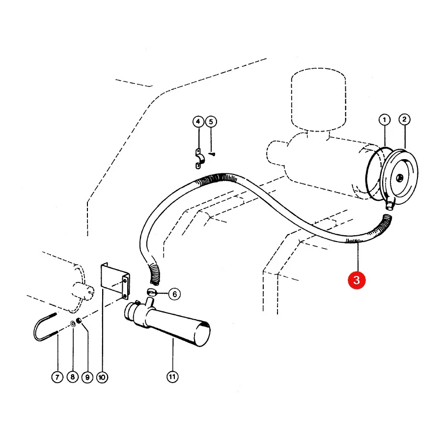 Claas - CL0007236440 - Saugschlauchverbinder
