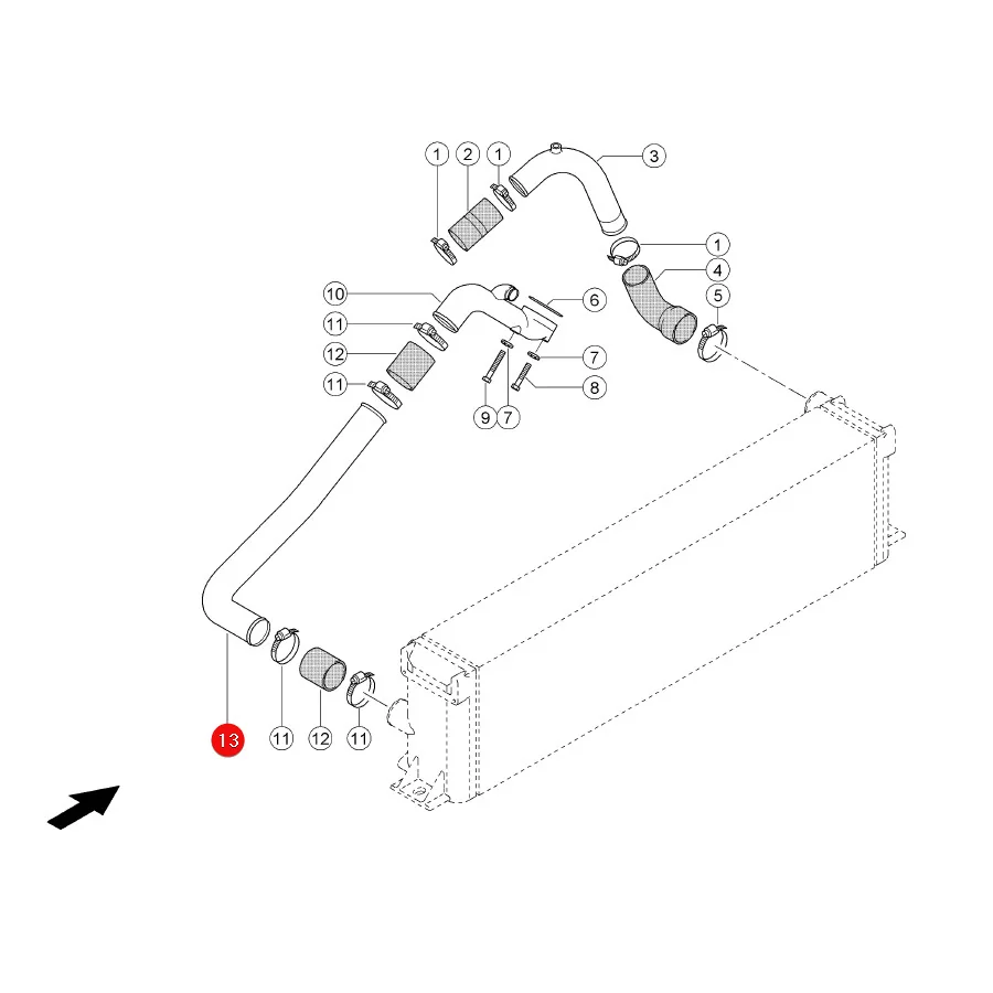 Claas - CL0007435671 - Metallrohr