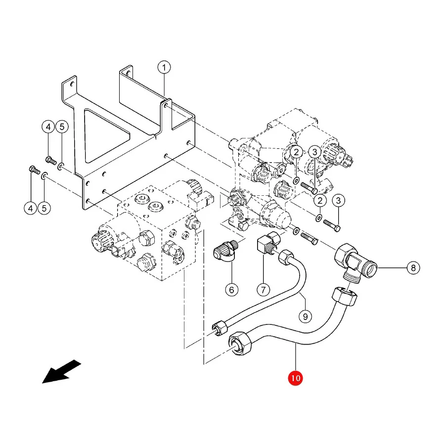 Claas - CL0007479220 - Hydraulikschlauch 747922.1