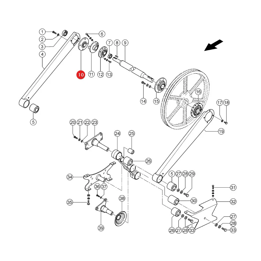 Claas - CL0007573690 - Gehäuse mit Lager