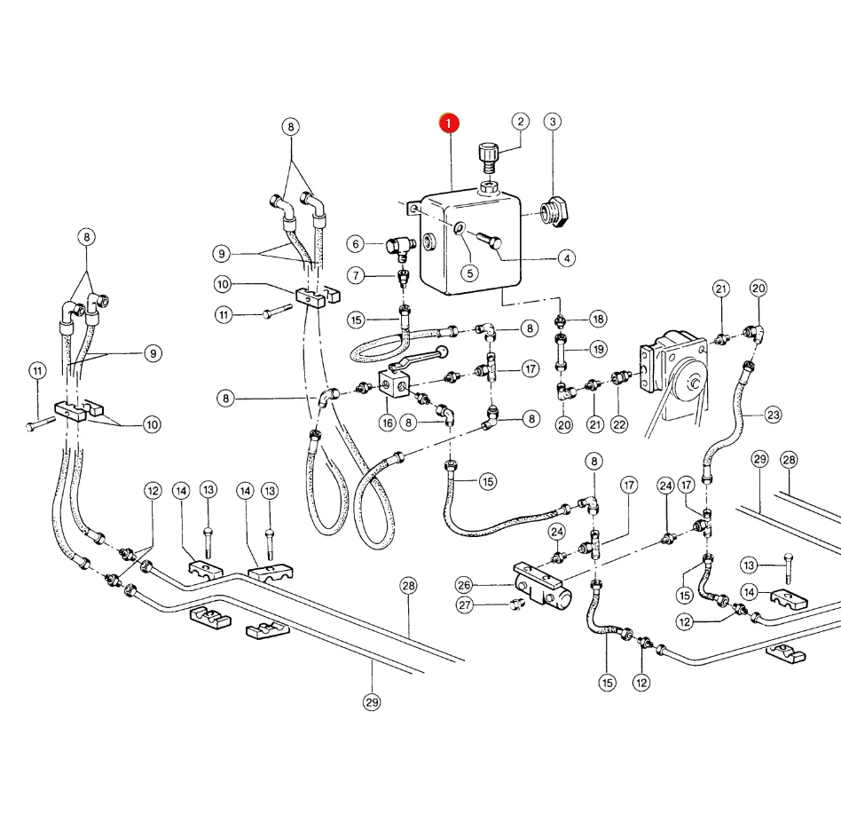 Claas - CL0007655110 - Hydrauliköltank für Schneidwerk