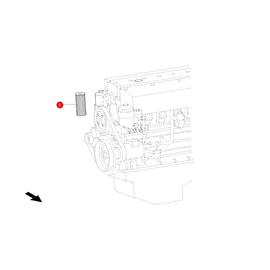 Claas - CL0007735450 - motorölfilter