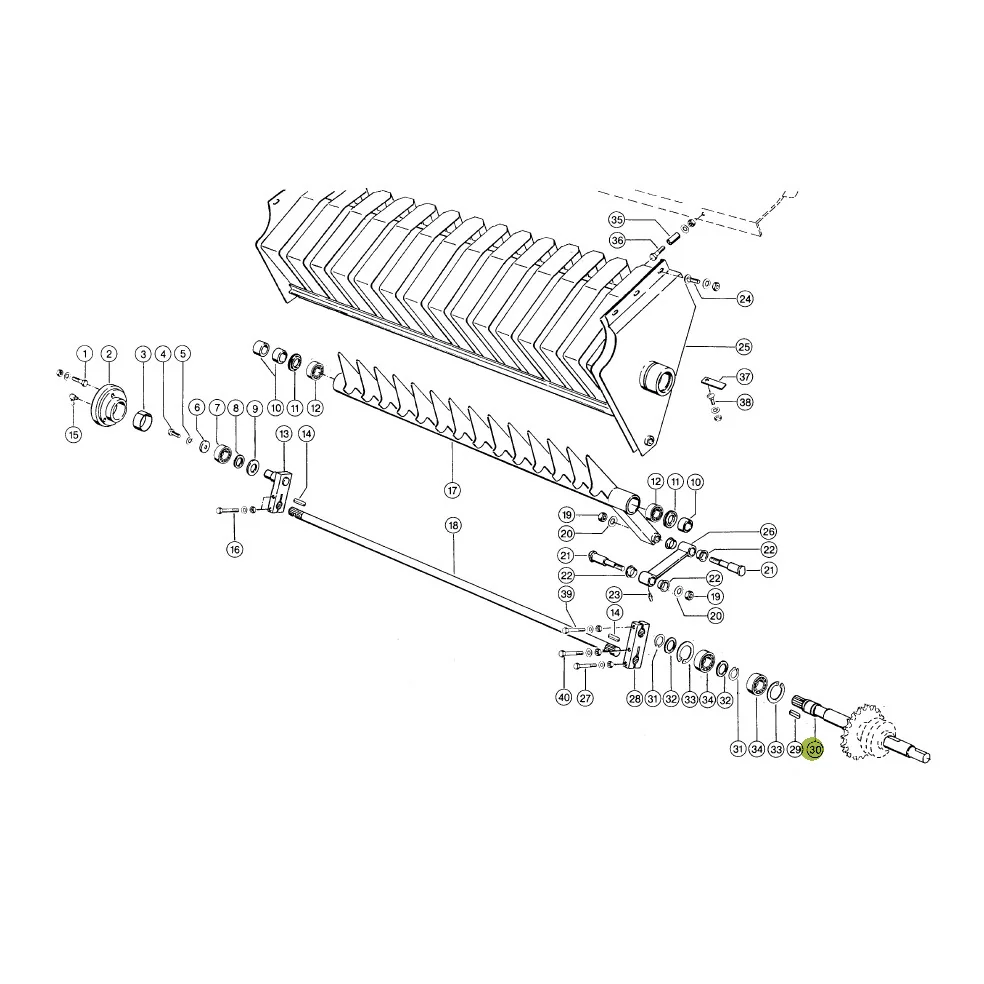 Claas - CL0008175241 - Pressenzuführwalze