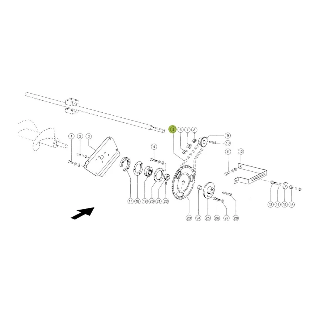 Claas - CL0008181010 - Getreideabgabekette