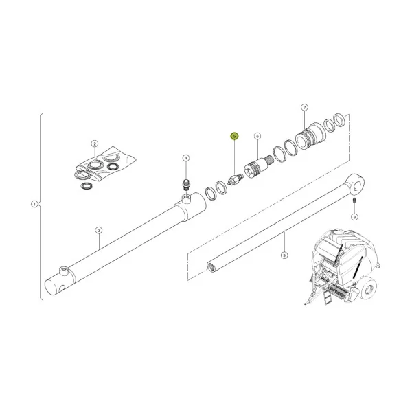 Claas - CL0008252210 - Hydraulikventil Pressendeckelzylinder