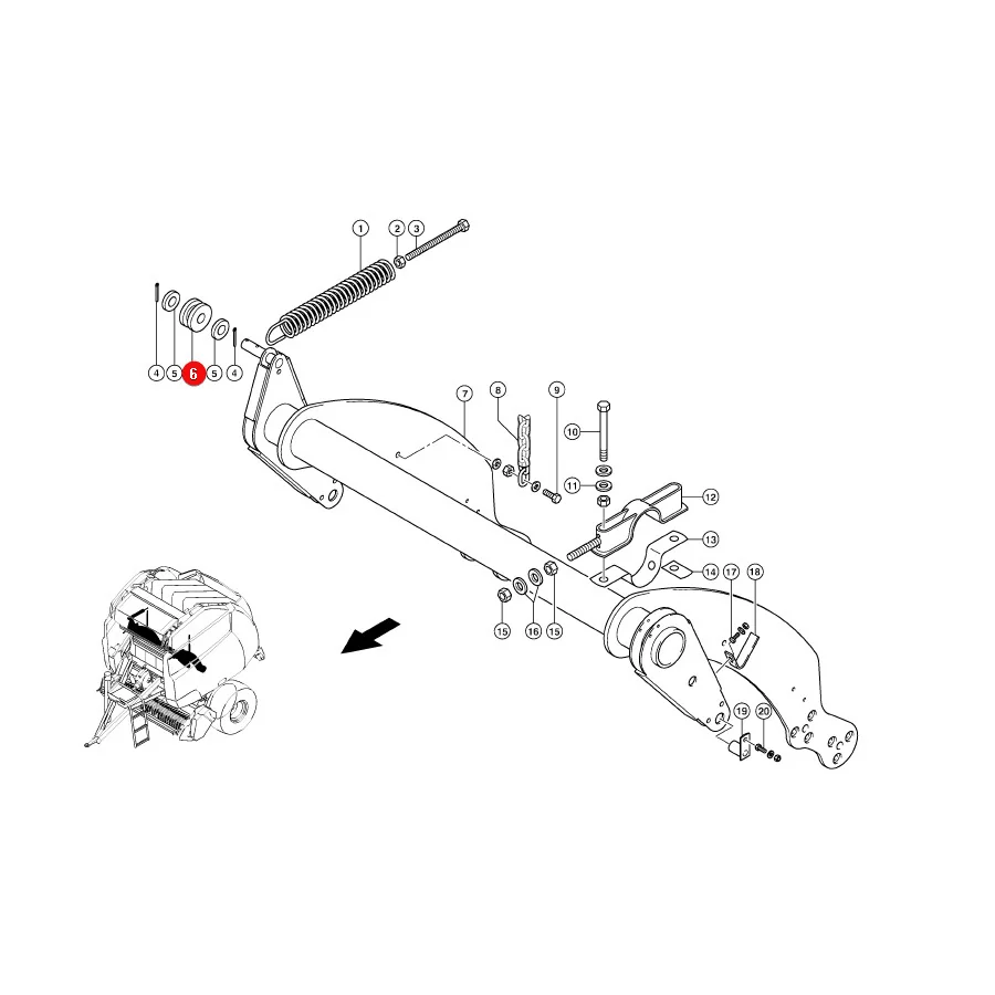 Claas - CL0008253511WP001 - Presswalze