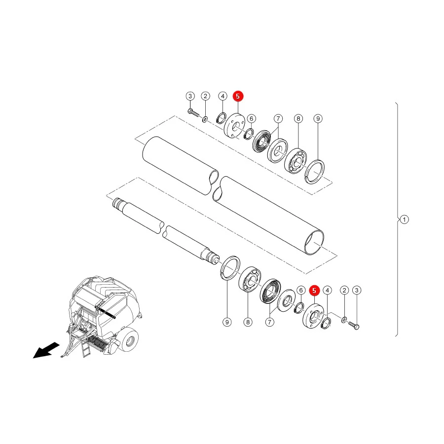 Claas - CL0008341640 - Pressmesserhalterung