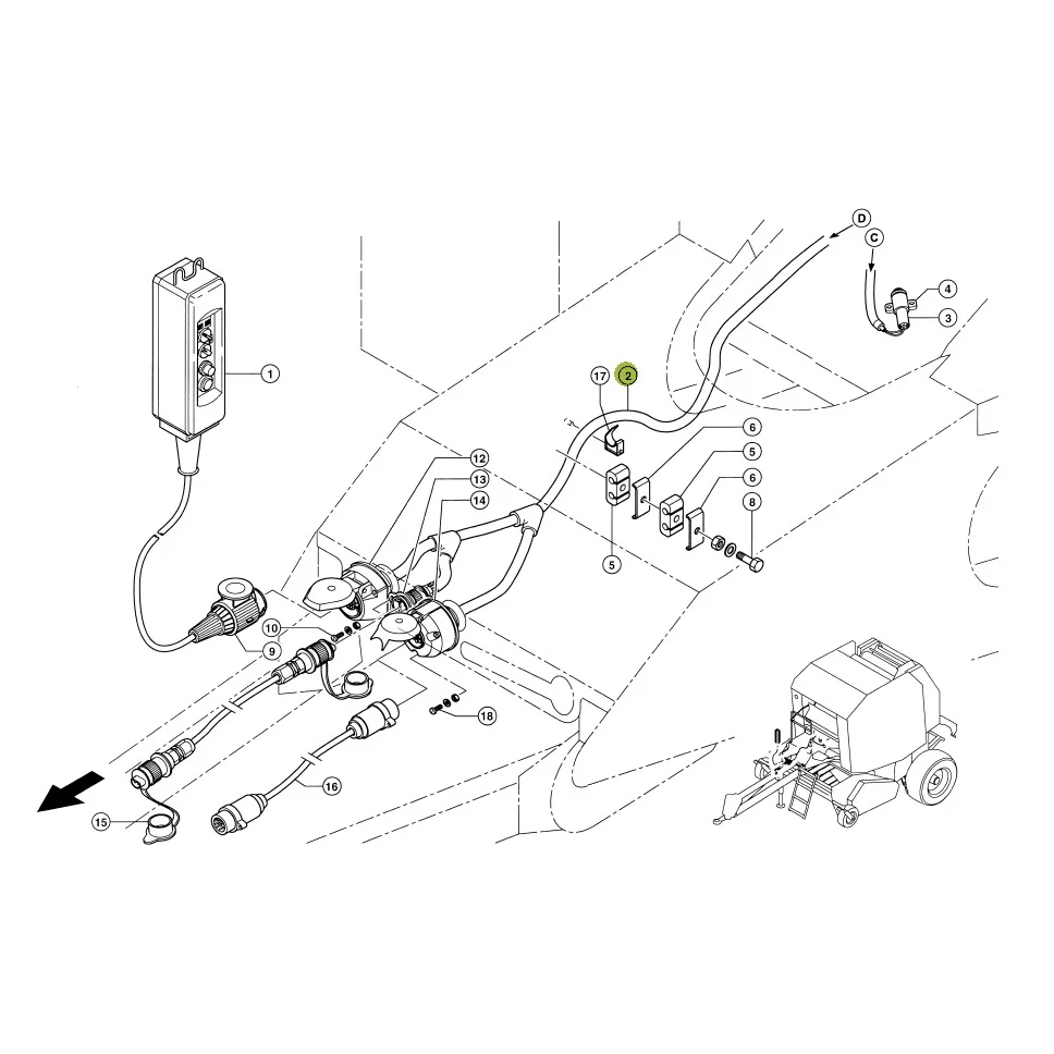 Claas - CL0008350253 - Kabelbaum