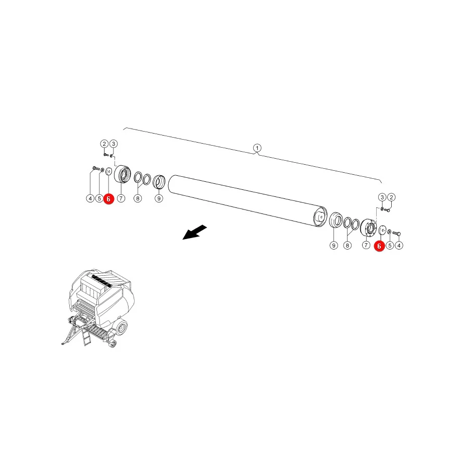 Claas - CL0008431700 - Unterlegscheibe