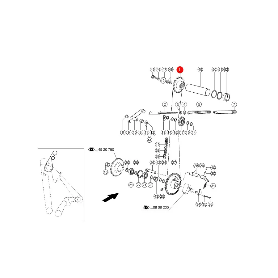 Claas - CL0008445780 - Zahnrad
