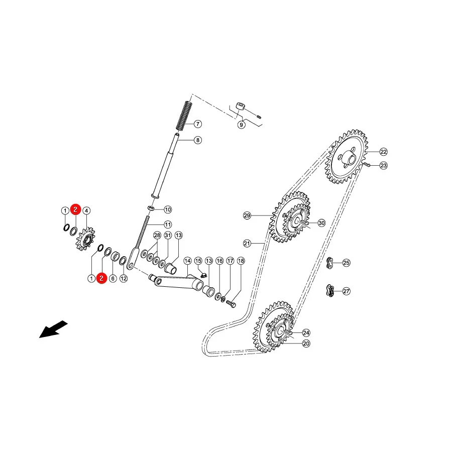 Claas - CL0008454780 - Kettenglied