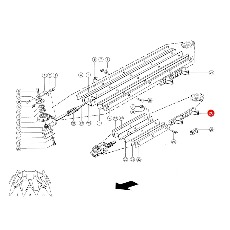 Claas - CL0009094871 - Maispflückerkette