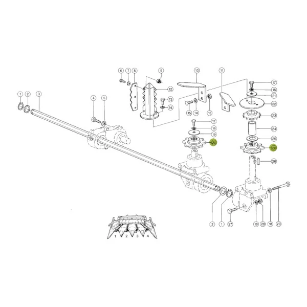 Claas - CL0009121850 - Maispflücker-Getriebe