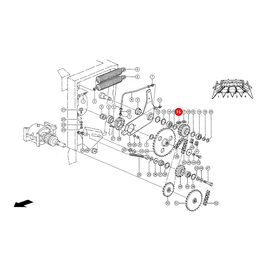 Claas - CL0009203004 - Kettenschloss