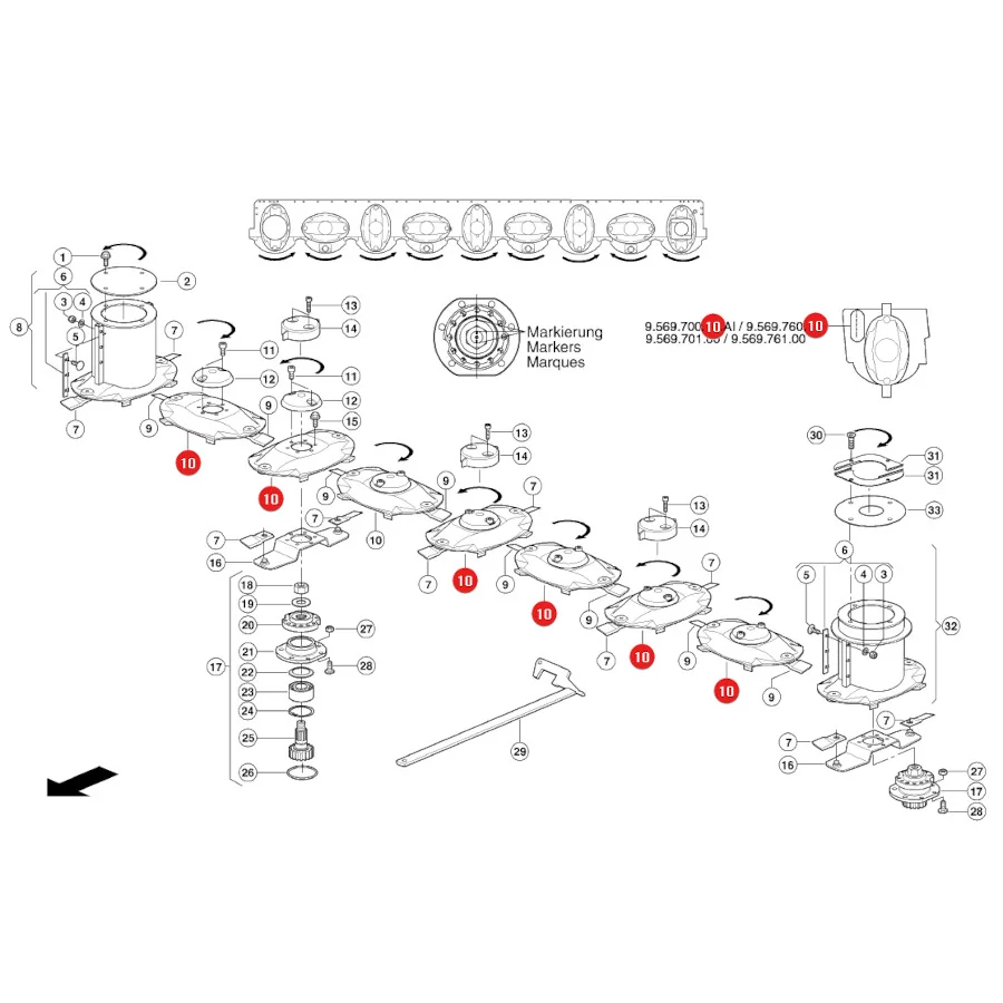 Claas - CL0009523400 -  Schneidscheibe