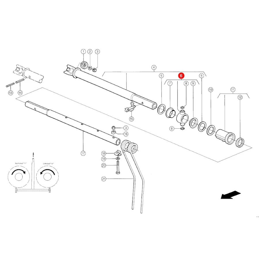 Claas - CL0009554350 -  Klemme