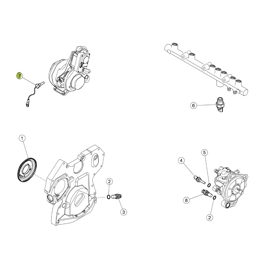Claas - CL0011318260 - Turbolader-Drehzahlsensor
