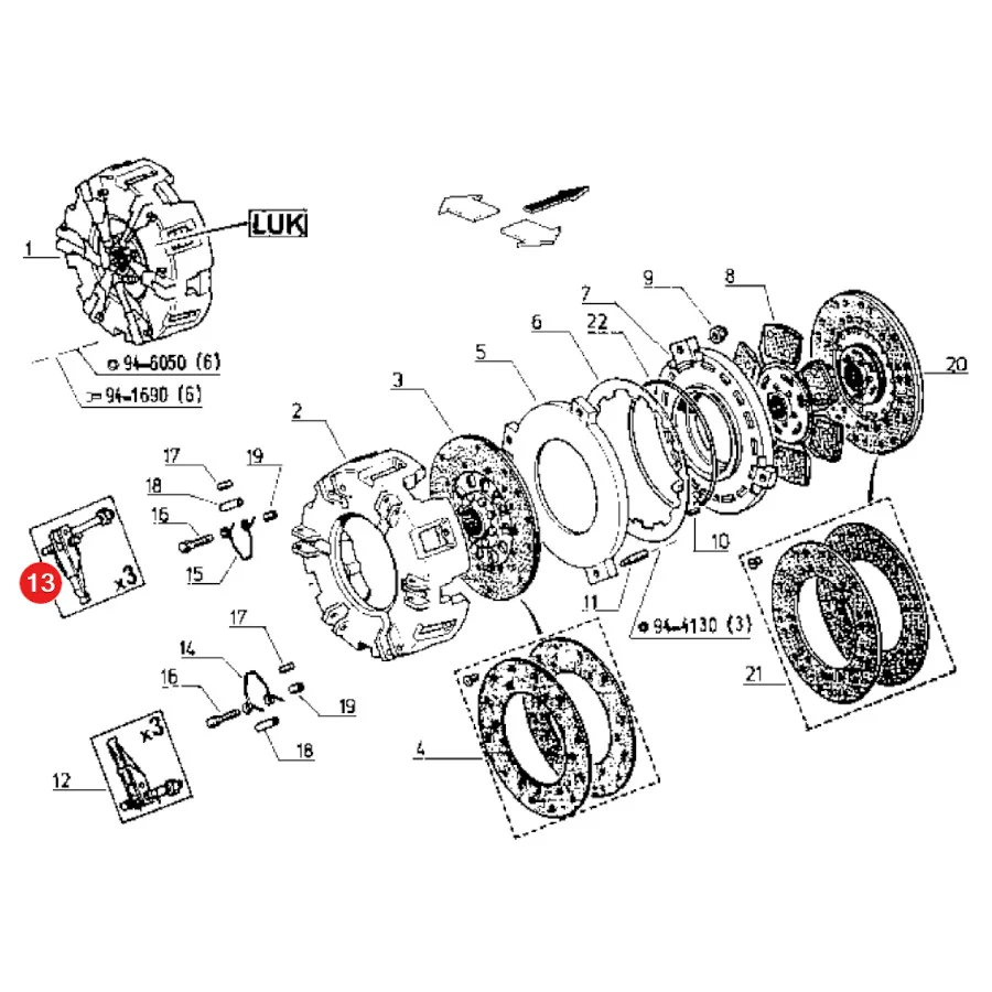 Claas - CL6005002688 - Hebelsatz