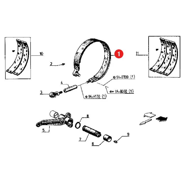 Claas - CL6005009130 - Bremsband