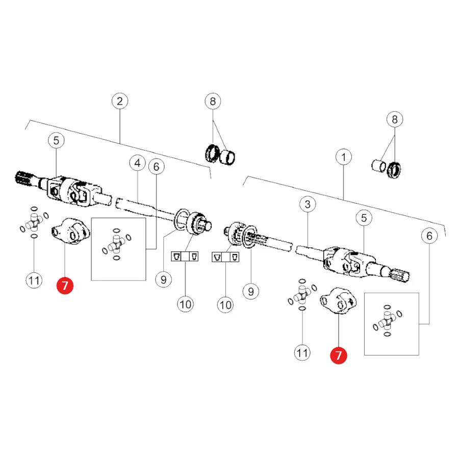 Claas - CL6005010274 - Kreuzgelenkverbinder