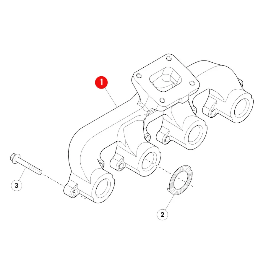 Claas - CL6005033235 - Abgaskrümmer