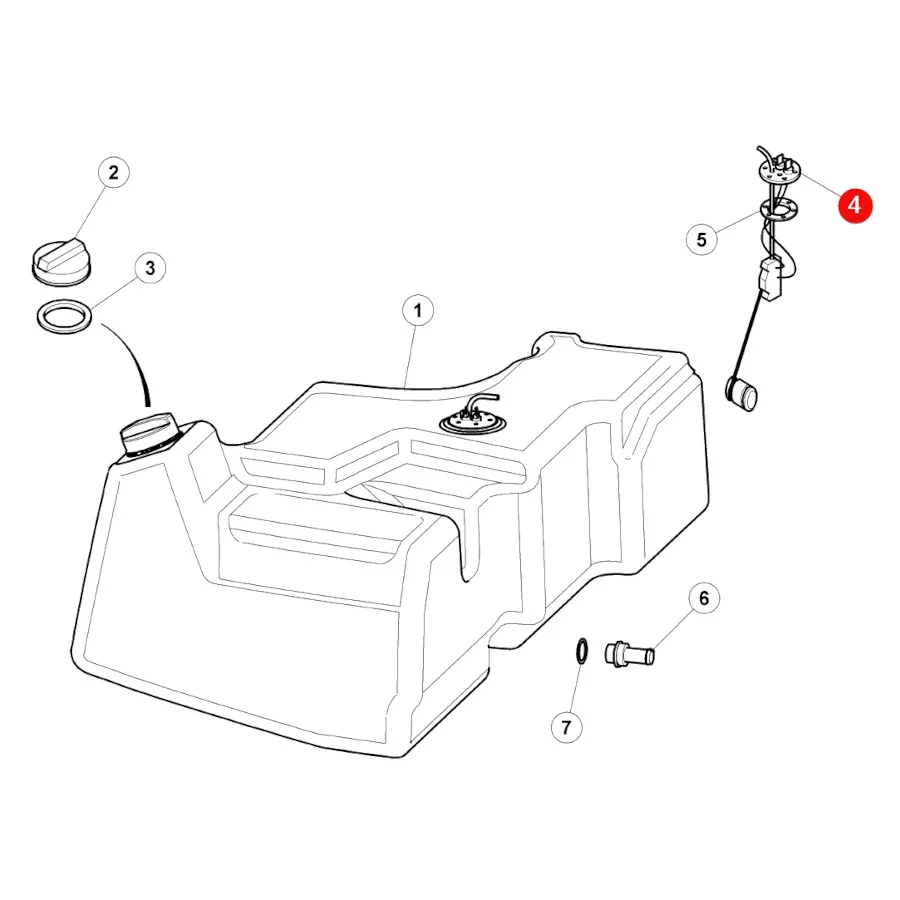 Claas - CL7700052413 - Kraftstoffstandsensor