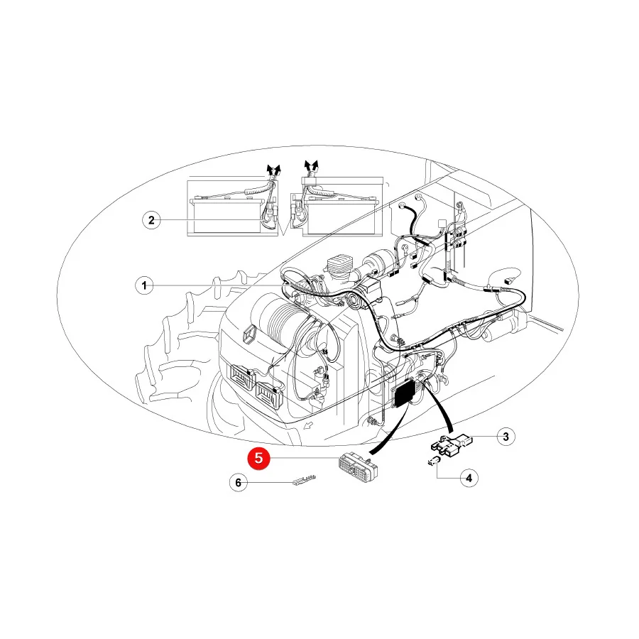 Claas - CL7700063507 - Elektrischer Stecker