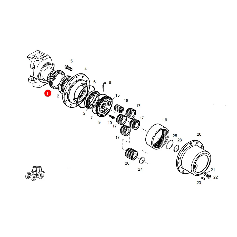 Corteco - 12016391B - Dichtring Vorderachse
