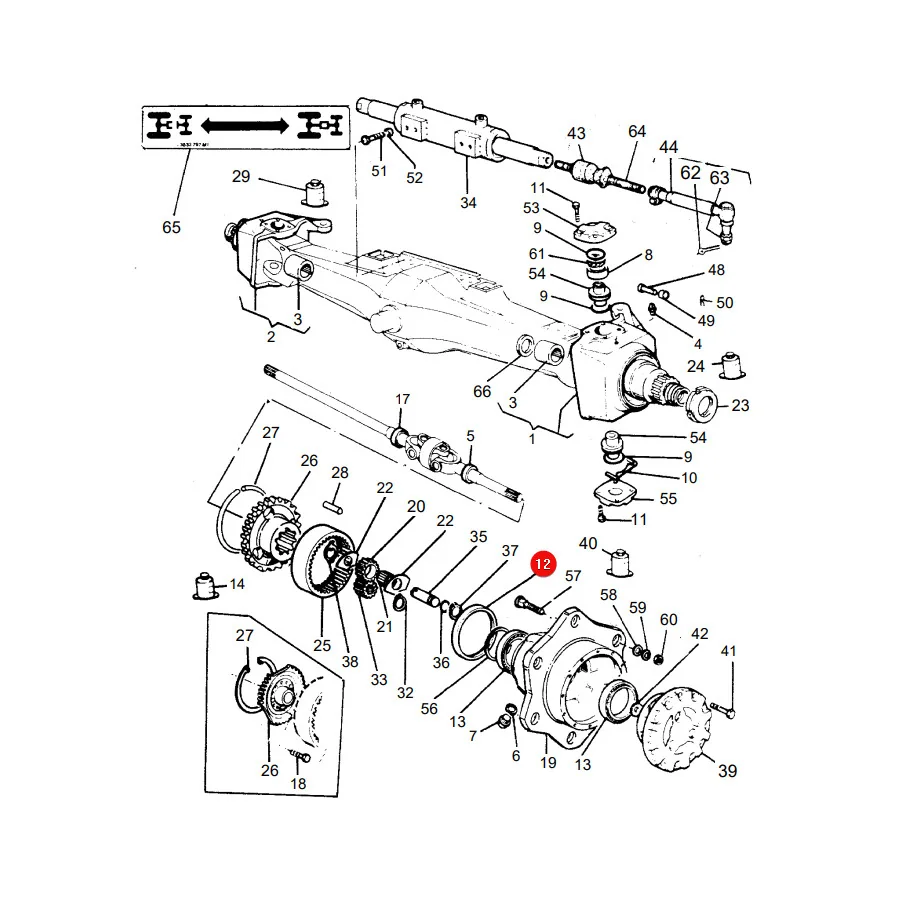 Corteco - CO12001926B - Massey Ferguson 3019960X1 Dichtring