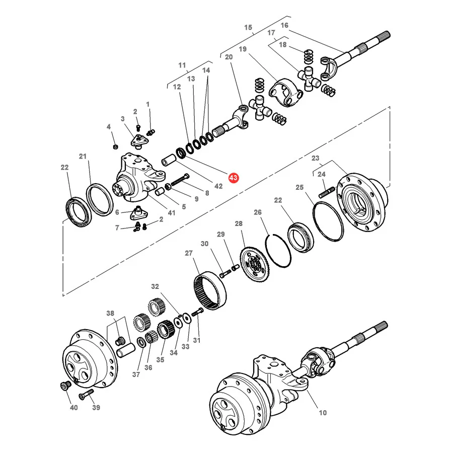 Corteco - CO12015395B - Dichtring Vorderachse