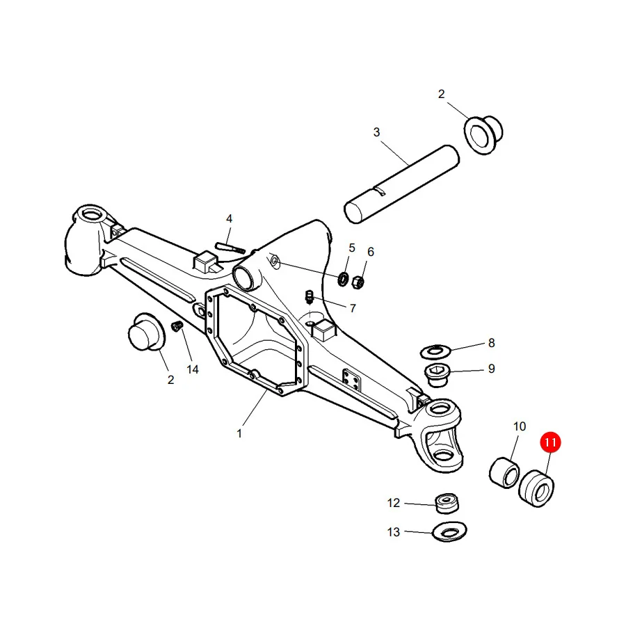 Corteco - CO12016289B - Dichtring Vorderachse Massey Ferguson 3785543M1