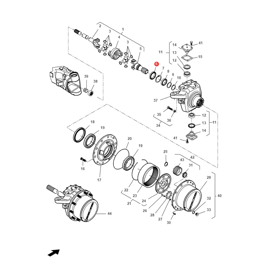 Corteco - CO12016445B - Dichtring Vorderachse