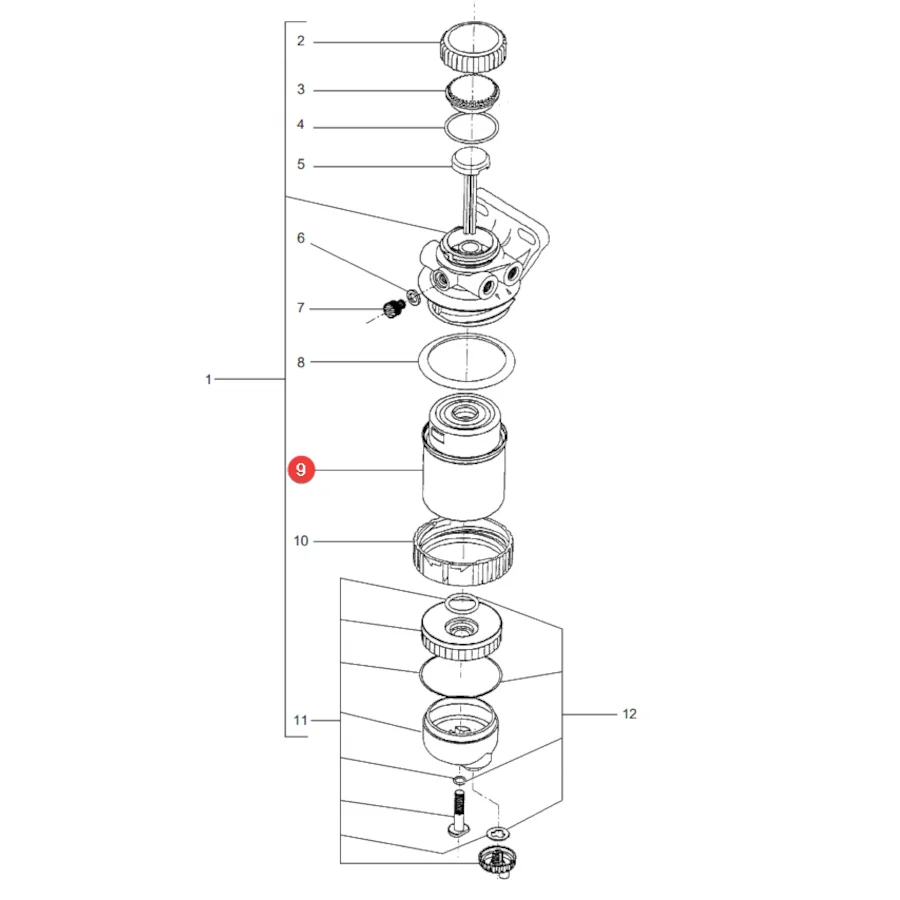 Donaldson - P551429 - Spin-on-Kraftstofffilter Donaldson