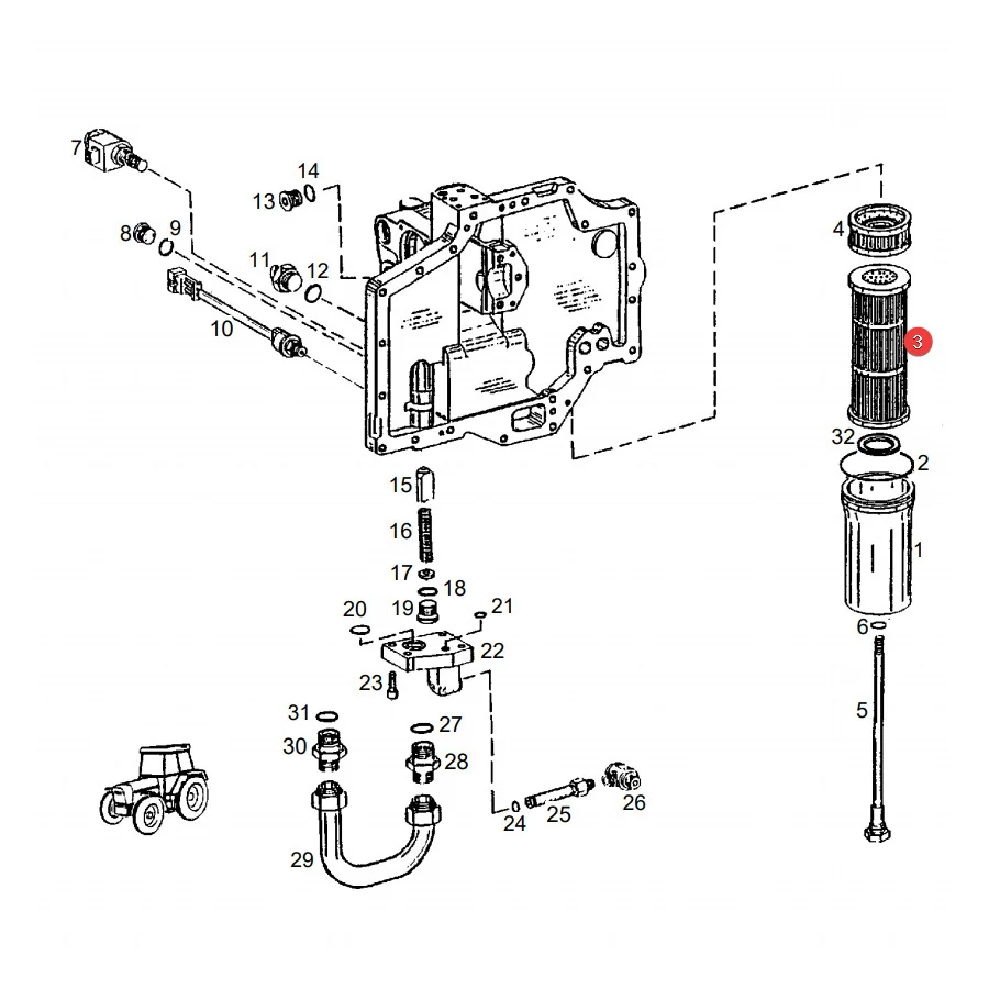 Donaldson - P766070 - Hydraulikfilter