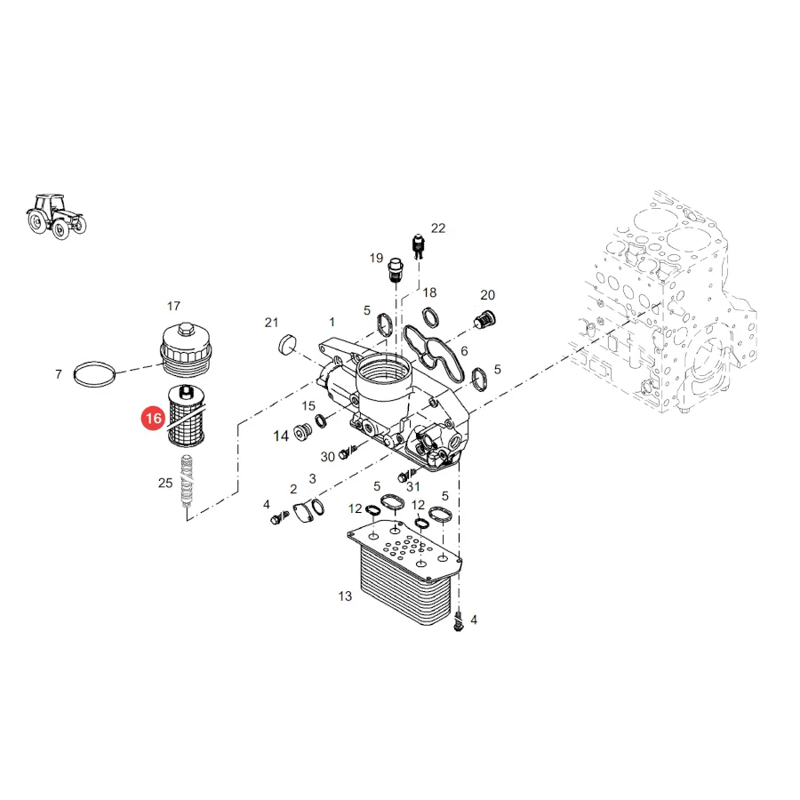 Fleetguard - 739LF3827 - Motorölfilter