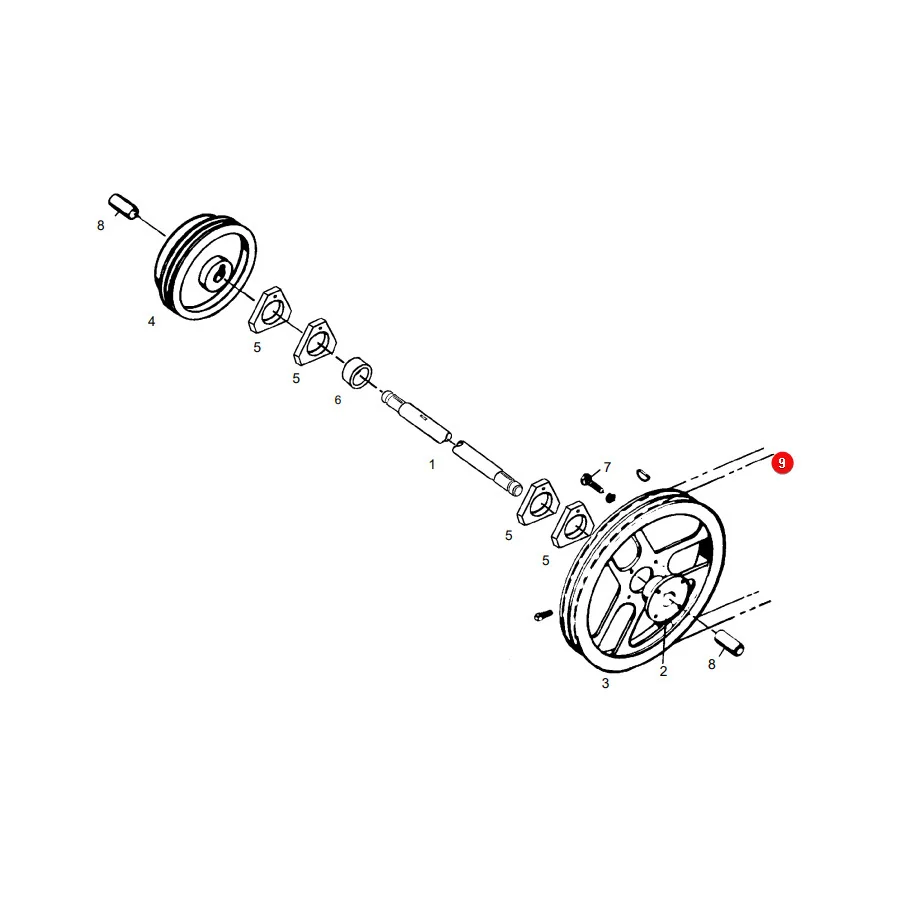 Gates - 0201333D - Reinigungsantriebs-Keilriemen