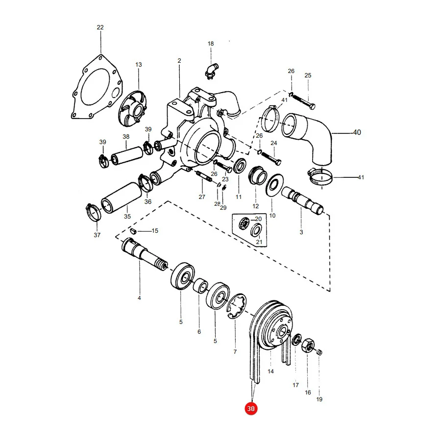 Gates - 0372245D - Massey Ferguson Zahnriemen
