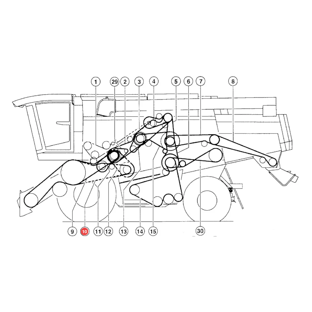 Gates - 1402587D - Claas Classic Keilriemen
