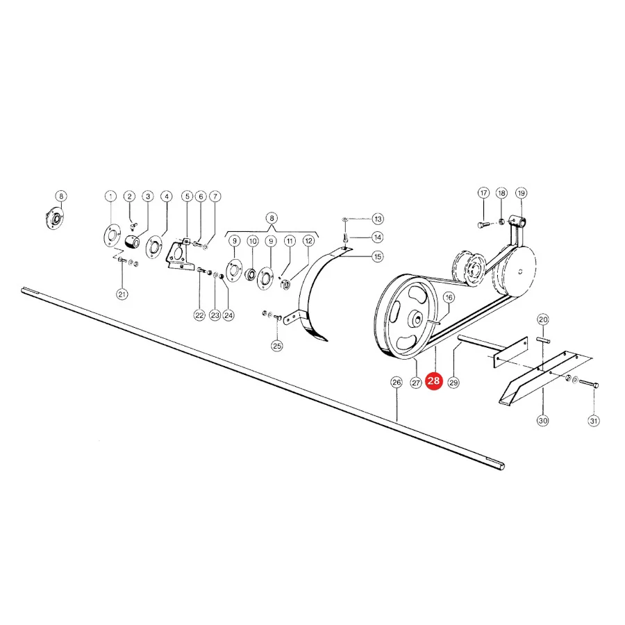 Gates - 1423188 - Claas Dreschantriebs-Keilriemen