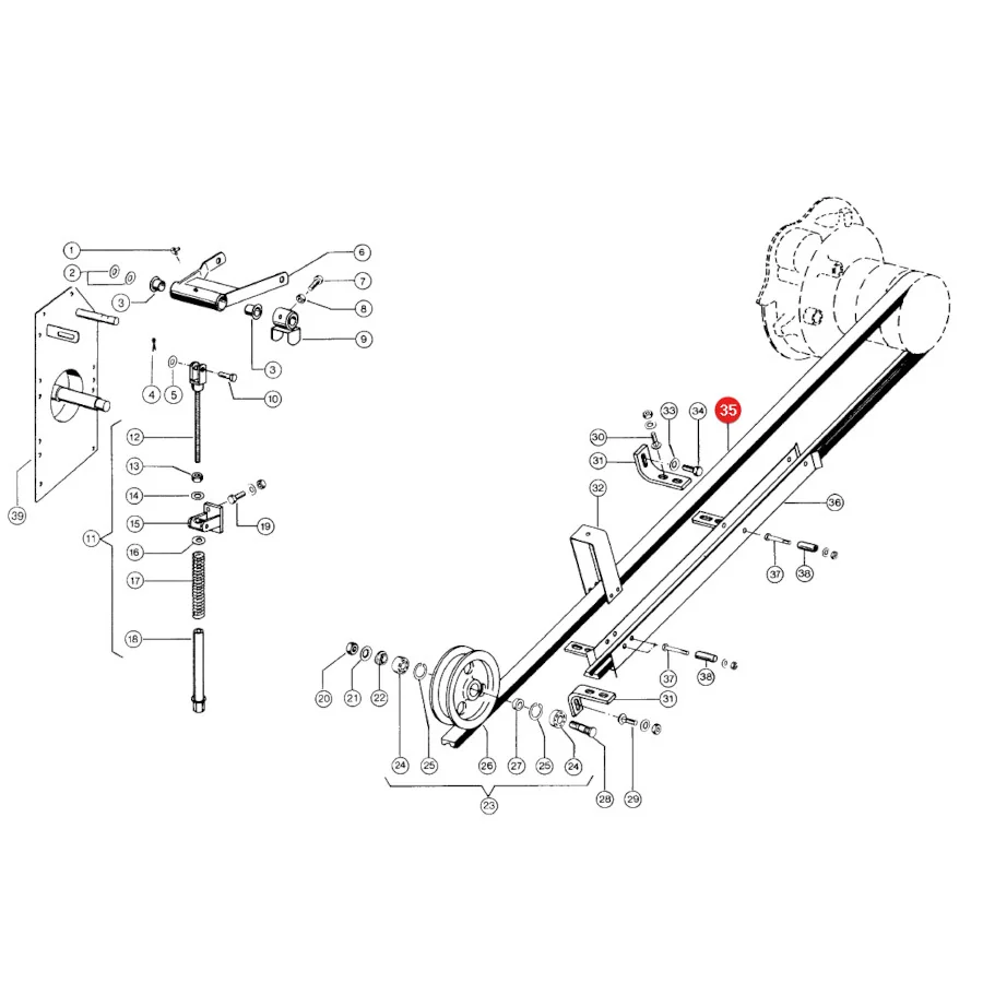 Gates - 1423393 - Claas Antriebsriemen 0003504620