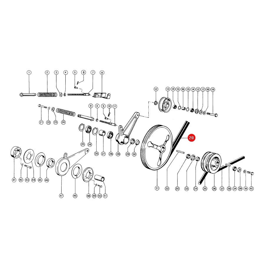 Gates - 1423396 - Dresch-Antriebsriemen