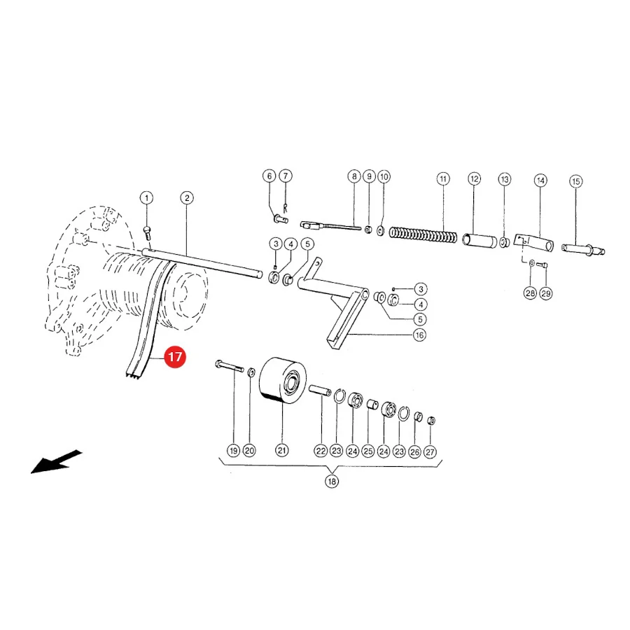 Gates - 1425183 - Claas Fahr-Antriebskeilriemen