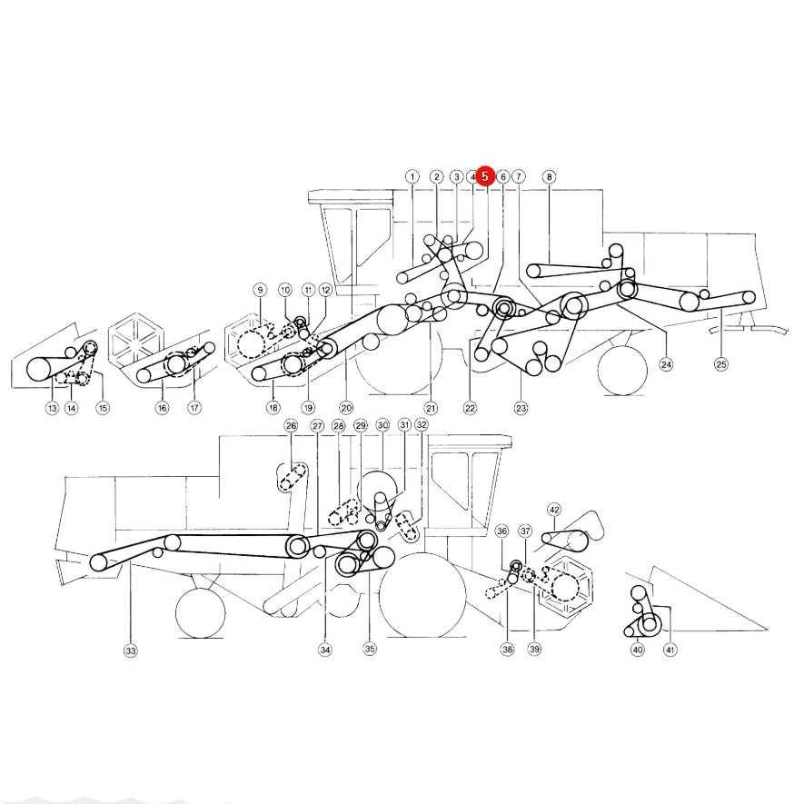 Gates - 1426260 - Claas Keilriemen 0006444030