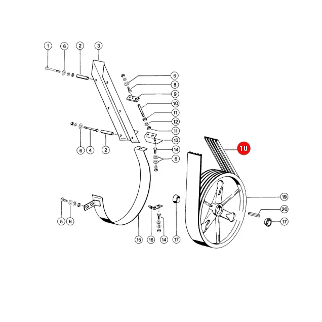 Gates - 1426260 - Claas Keilriemen 0006444030