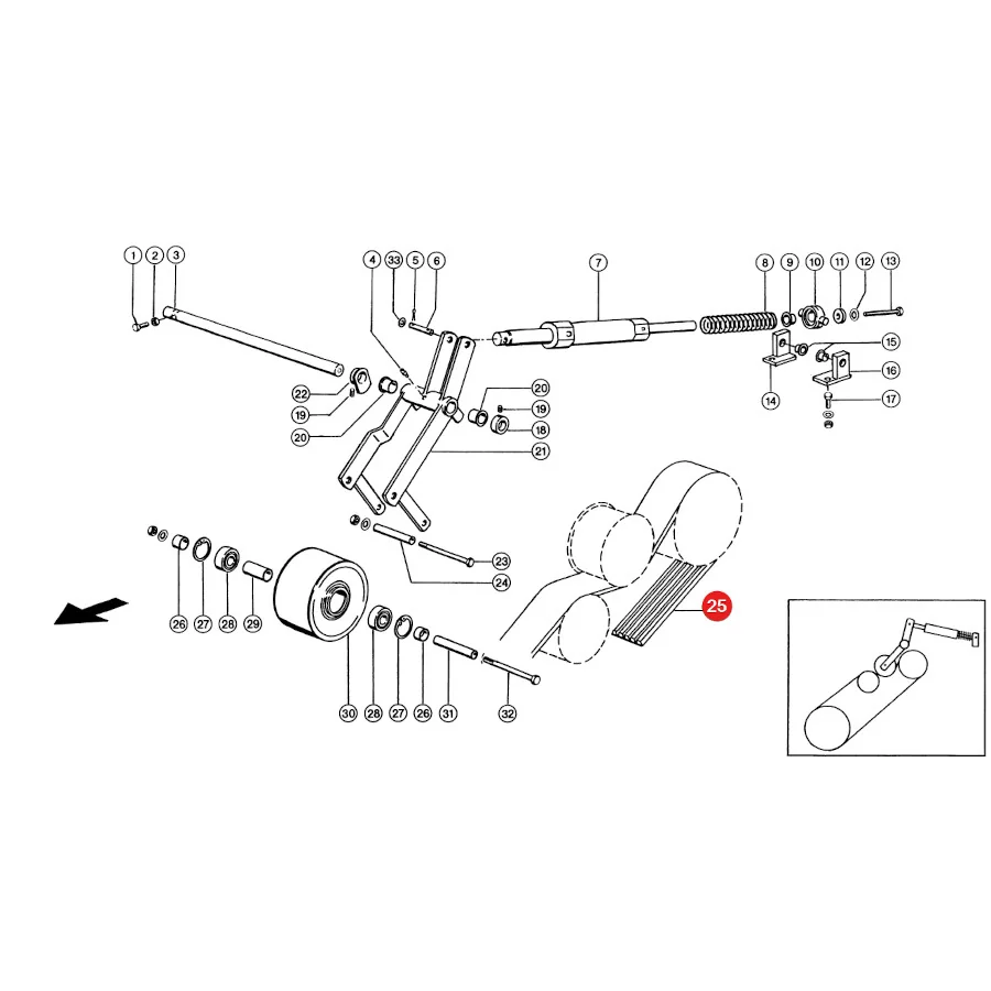Gates - 1426293 - Claas Dresch-Antriebs-Keilriemen