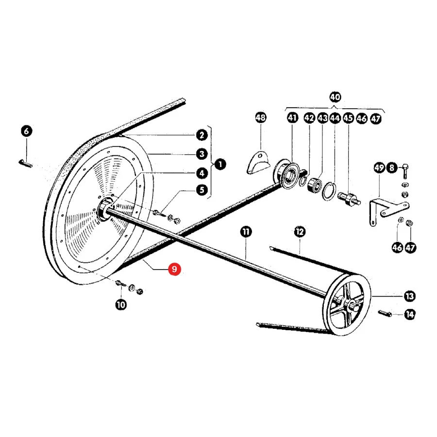 Gates - 1430488 - Claas Schrägförderer-Keilriemen
