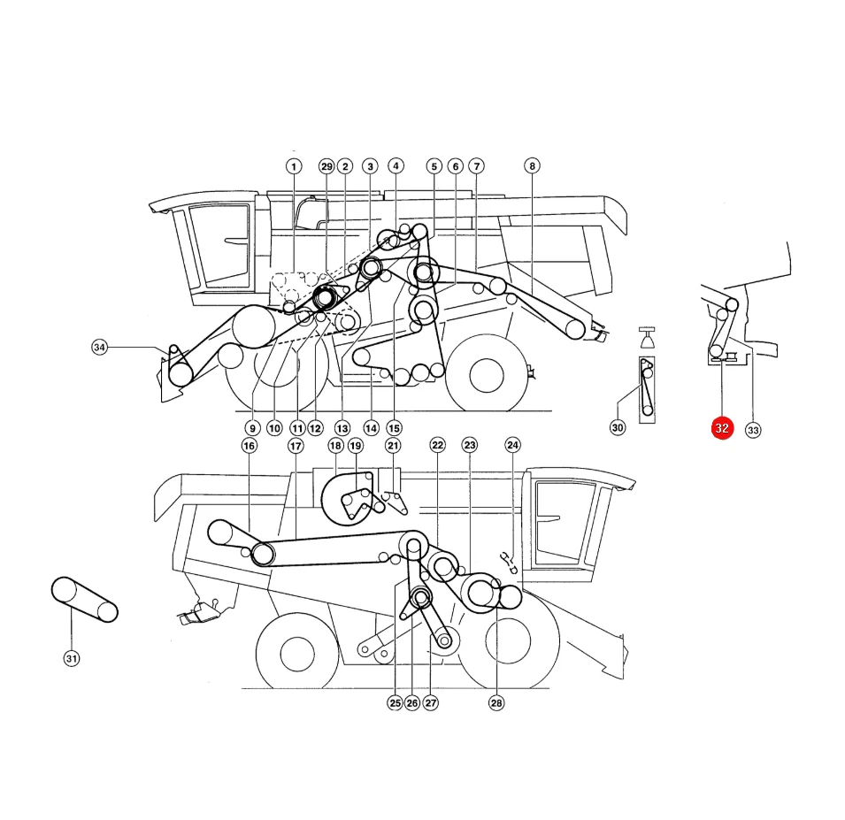 Gates - 1469483 - Claas Häckselgutverteiler-Keilriemen 0006678911